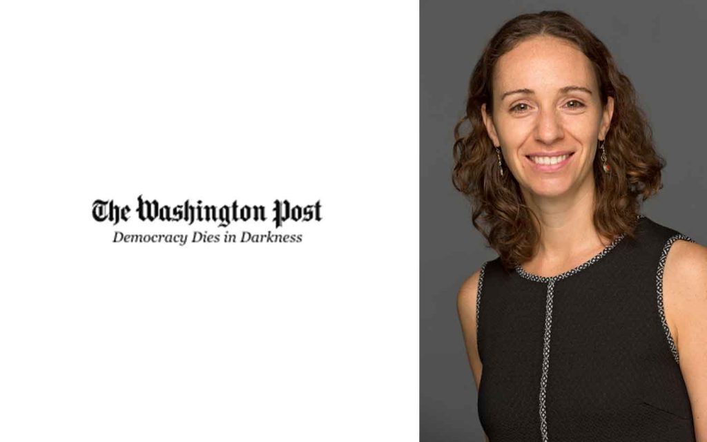 Headshot of Alexandra Délano next to Washington Post masthead